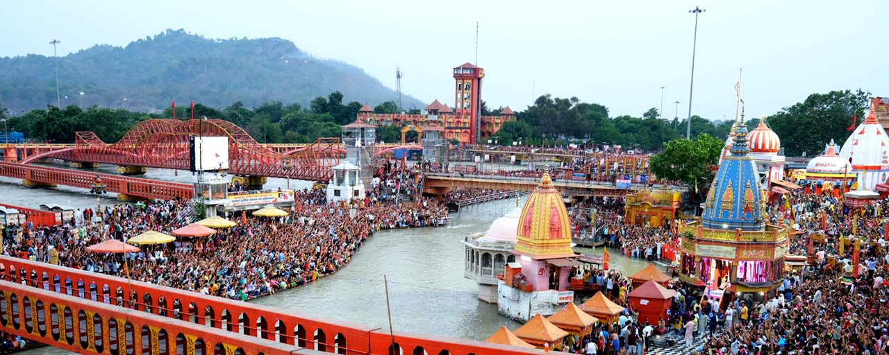Kanwar Yatra Mela in Haridwar