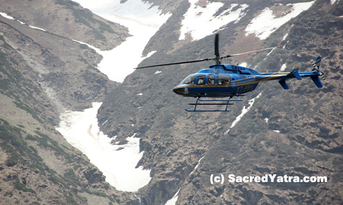 Lesser Pilgrims Affects Chopper Business in Kedarnath