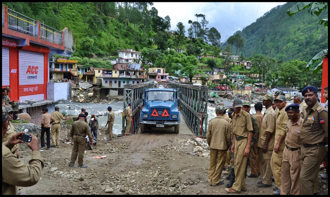 Kedarnath route hampers while Badrinath Highway open