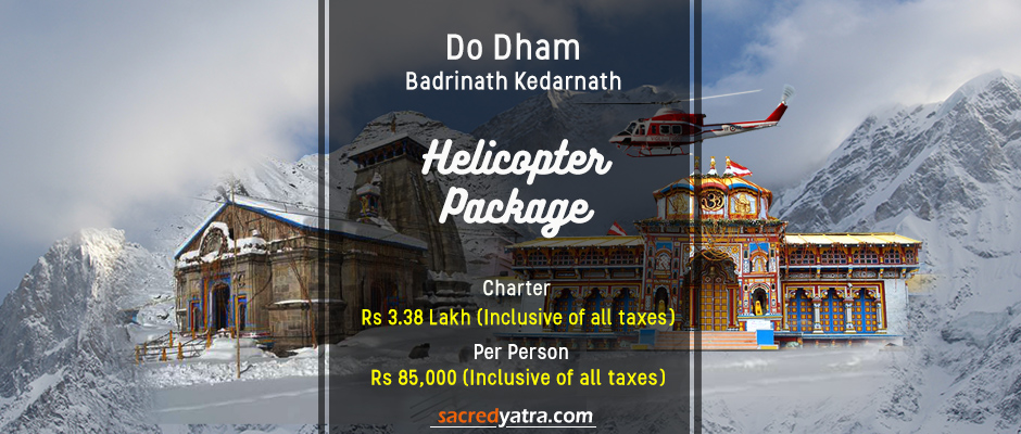 Do Dham Badrinath Kedarnath Helicopter Tour From Dehradun