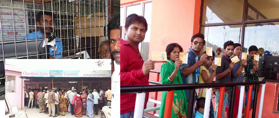 Chardham Yatra Registration Counters