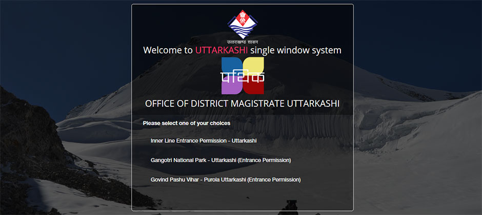 Online Permit for Gangotri National Park
