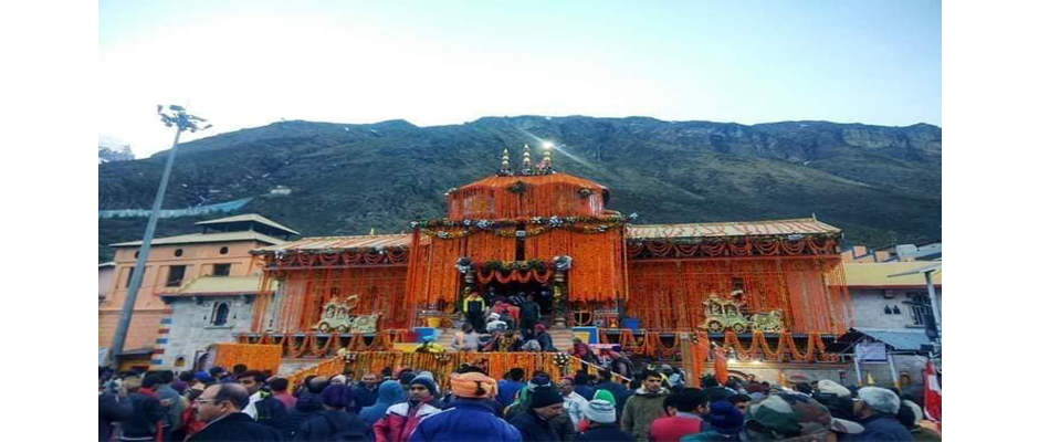 Badrinath Temple on Opening Day 2019