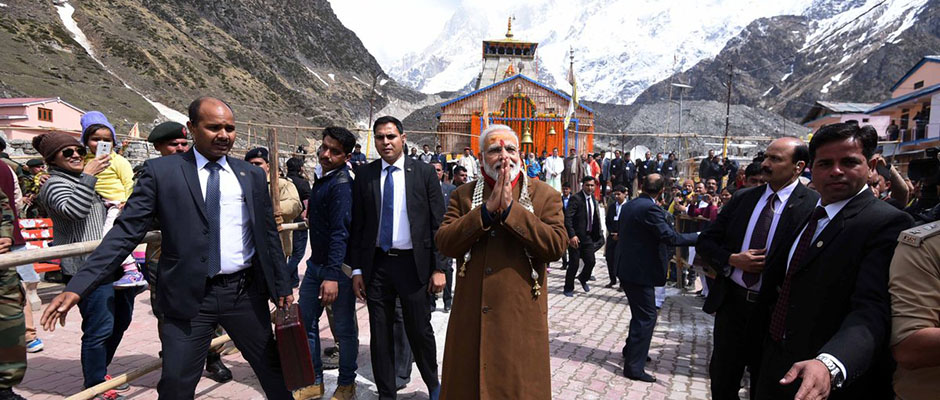 PM Modi in Kedarnath