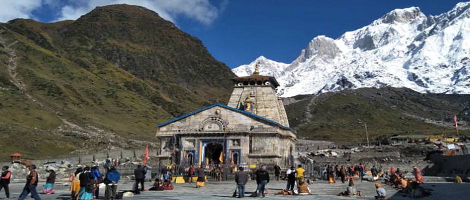 Kedardham witness Heavy snowfall after rain