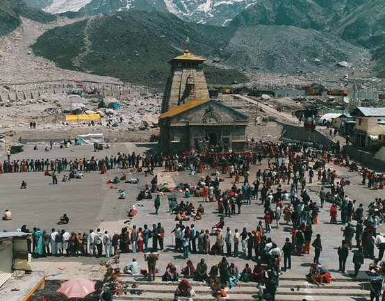 Kedarnath Temple Present Platform