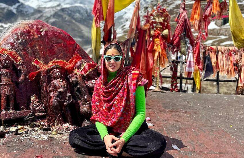 Sara Ali Khan visit to Kedarnath & Tungnath, Share Splendid Photos on Instagram
